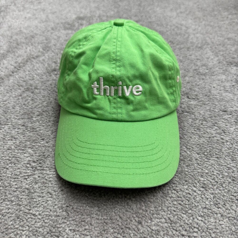 Kaiser Permanente Thrive Dad Hat Cap K-Products Adjustable Adult Green Cotton